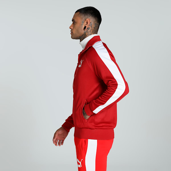 Iconic T7 Men's Track Jacket, High Risk Red, extralarge-IND