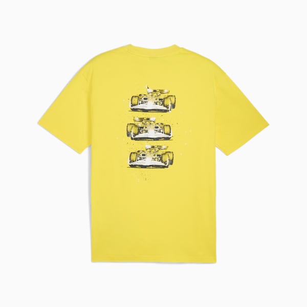Scuderia Ferrari HP Race Color Splash Men's Tee, Speed Yellow, extralarge