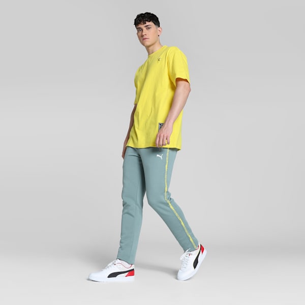 Ferrari Race Color Graphic Men's Motorsport Tee, Speed Yellow, extralarge-IND