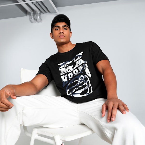 The Hooper Men's Basketball Tee, PUMA Black, extralarge-IND