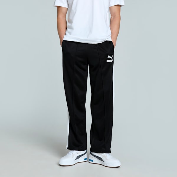 T7 ICONIC Men's Relaxed Fit Track Pants, PUMA Black, extralarge-IND