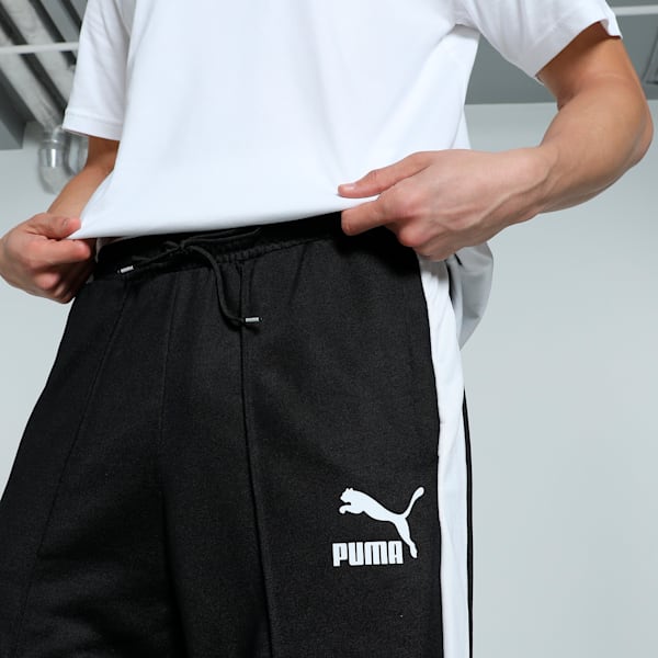 T7 ICONIC Men's Relaxed Fit Track Pants, PUMA Black, extralarge-IND