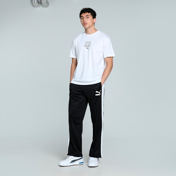T7 ICONIC Men's Relaxed Fit Track Pants, PUMA Black, extralarge-IND