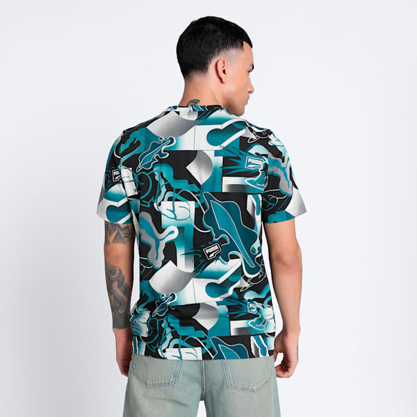 CLASSICS BRAND LOVE Printed Men's Tee, PUMA Black, extralarge-IND