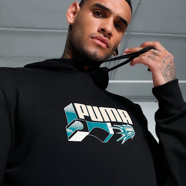 CLASSICS BRAND LOVE Men's Hoodie, PUMA Black, extralarge-IND