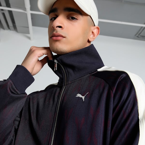 The NeverWorn V T7 Men's Relaxed Fit Track Jacket, New Navy, extralarge-IND