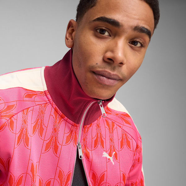 The NeverWorn V T7 Men's Relaxed Fit Track Jacket, Blossom, extralarge-IND