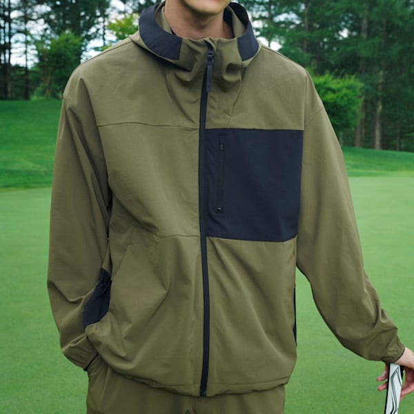 メンズ ゴルフ COBRA フルジップ フーディー, Dark Olive, extralarge-JPN