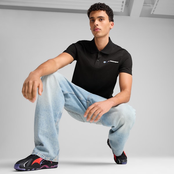 Playera BMW M Motorsport Jacquard para hombre, PUMA Black, extralarge