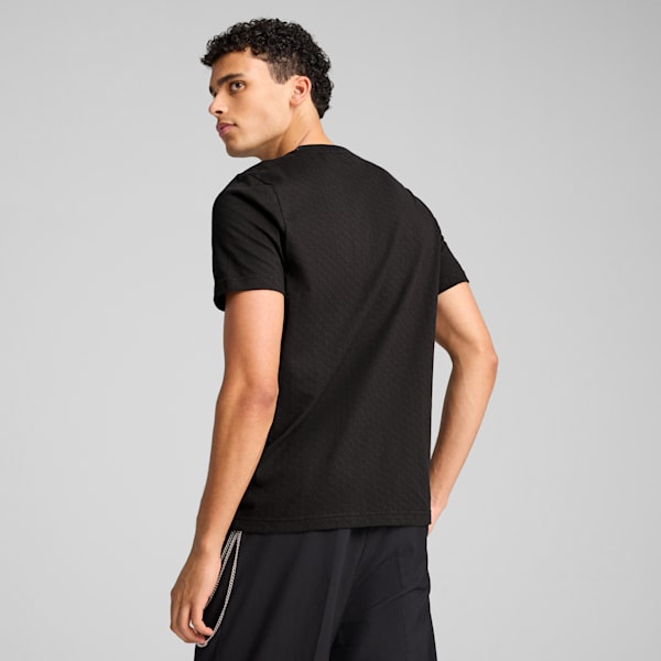 BMW M Motorsport Men's Jacquard Tee, PUMA Black, extralarge-IND