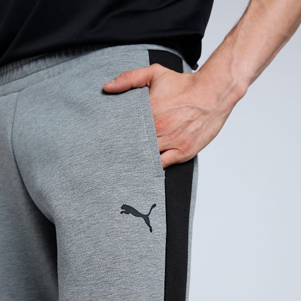Evostripe Core Men's Slim Fit Pants, Medium Gray Heather, extralarge-IND