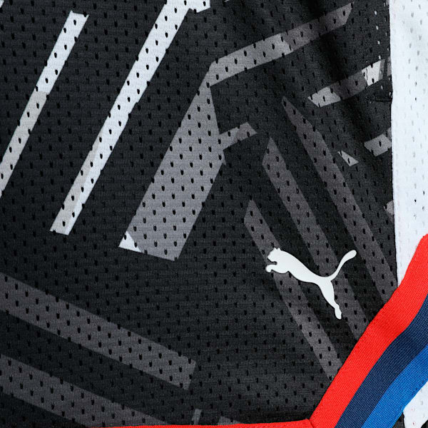 BMW M Motorsport All-over Print Youth Shorts, PUMA Black, extralarge-IND