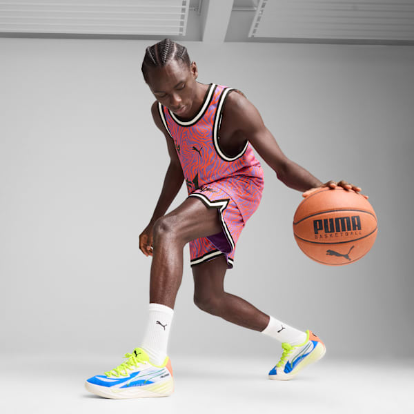 Melo x Neymar Jr Basketball Jersey Men, Soft Violet-AOP, extralarge