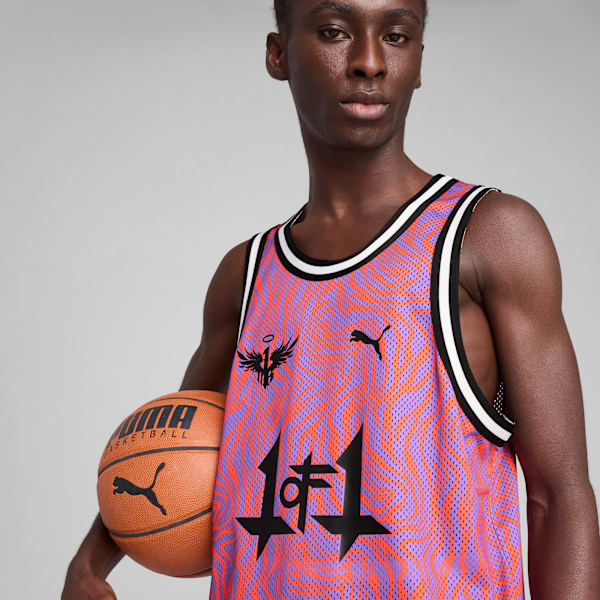 Melo x Neymar Jr Basketball Jersey Men, Soft Violet-AOP, extralarge