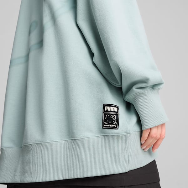 Sudadera oversized mujer PUMA x HELLO KITTY, Modern Mint, extralarge