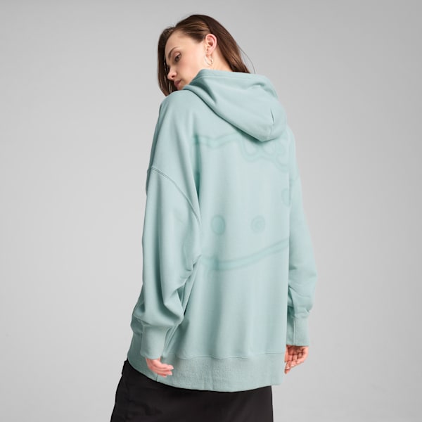 Sudadera oversized mujer PUMA x HELLO KITTY, Modern Mint, extralarge