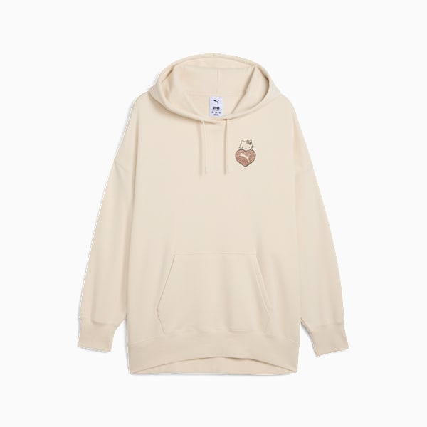 Sudadera oversized mujer PUMA x HELLO KITTY, Alpine Snow, extralarge