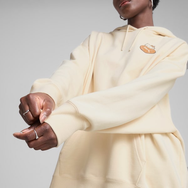 Sudadera oversized mujer PUMA x HELLO KITTY, Alpine Snow, extralarge