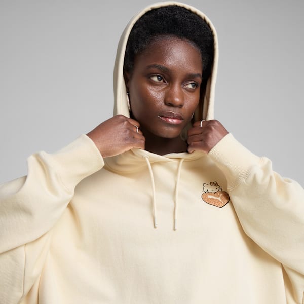 Sudadera oversized mujer PUMA x HELLO KITTY, Alpine Snow, extralarge