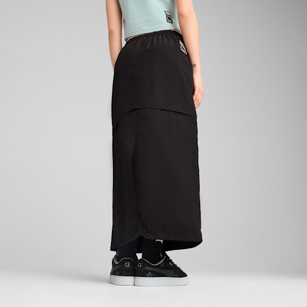 Maxi falda para mujer Woven PUMA x HELLO KITTY AND FRIENDS, PUMA Black, extralarge