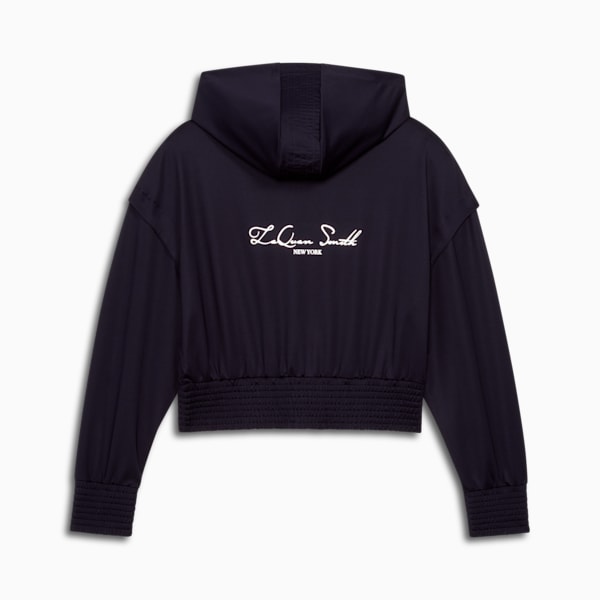 Sudadera con capucha para mujer PUMA x LAQUAN SMITH, New Navy, extralarge