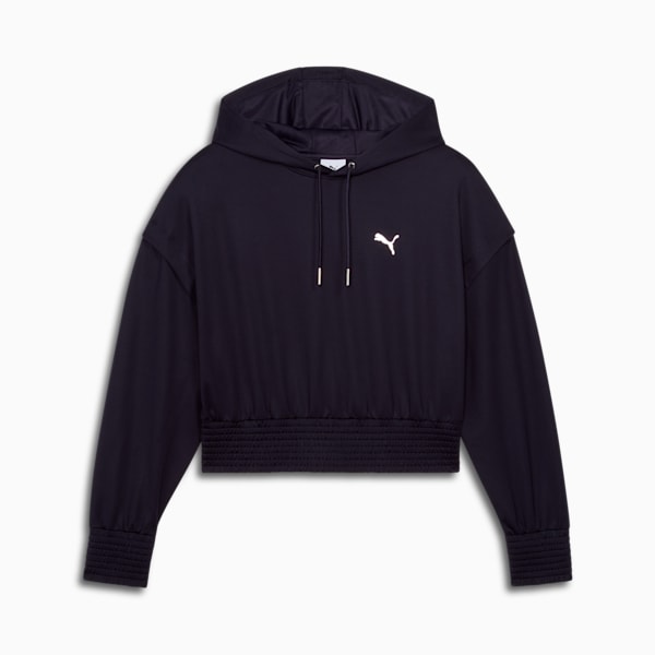 Sudadera con capucha para mujer PUMA x LAQUAN SMITH, New Navy, extralarge