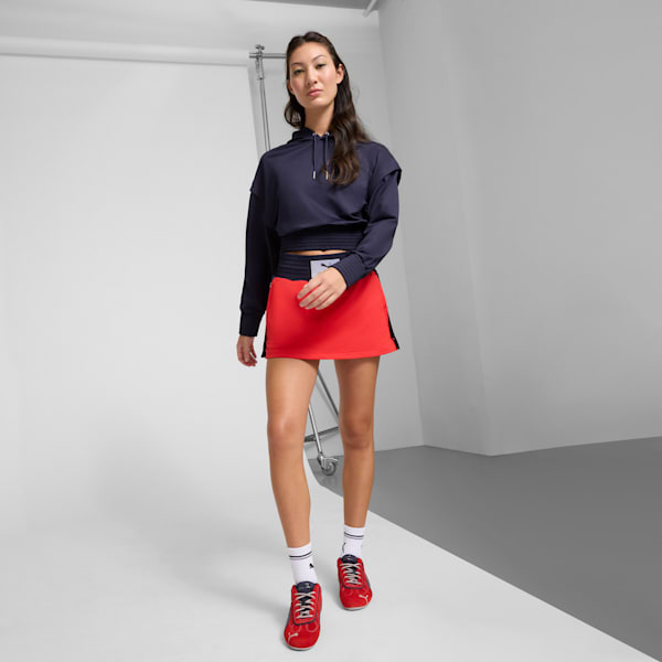 Falda pantalón desmontable para mujer PUMA x LAQUAN SMITH, For All Time Red, extralarge