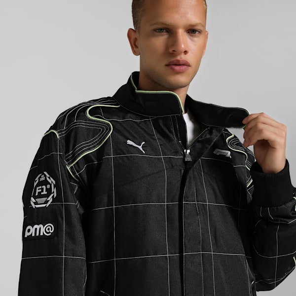 F1® Men's Motorsport Racing Jacket, PUMA Black, extralarge-IND