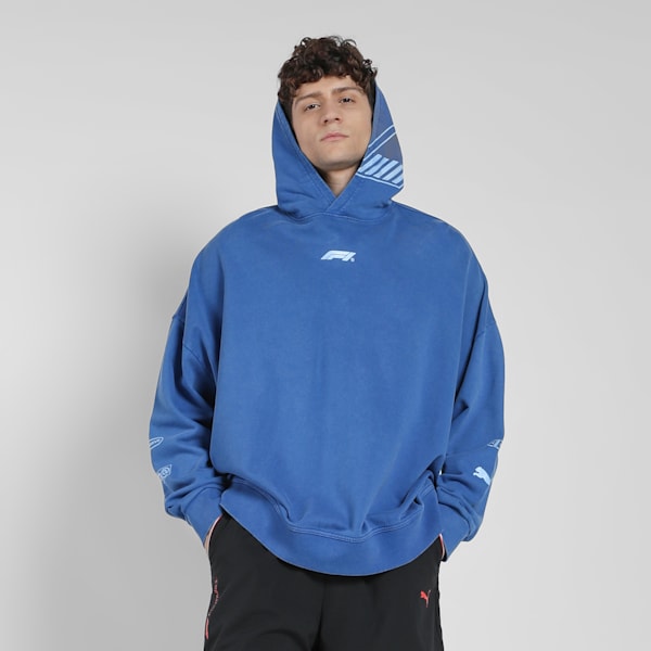 F1® Men's Relaxed Fit Motorsport Hoodie, Vivid Blue, extralarge-IND