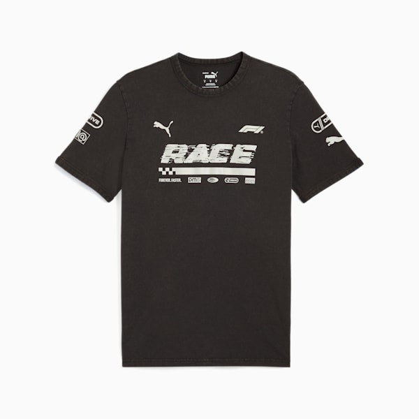 F1® Graphic Men's Motorsport Ringer Tee, PUMA Black, extralarge-IND