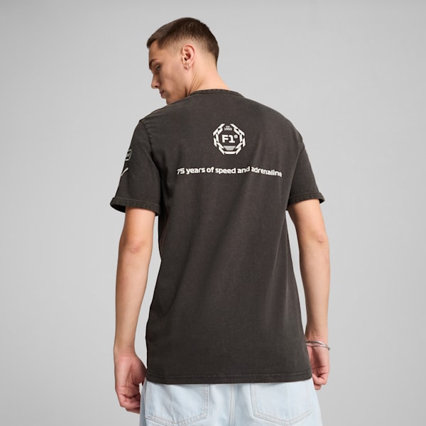 F1® Graphic Men's Motorsport Ringer Tee, PUMA Black, extralarge-IND