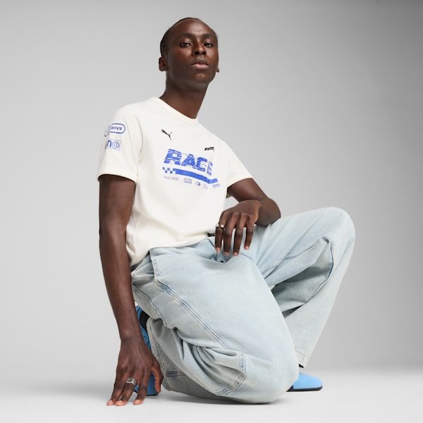 F1® Men's Graphic Ringer Tee, PUMA White, extralarge