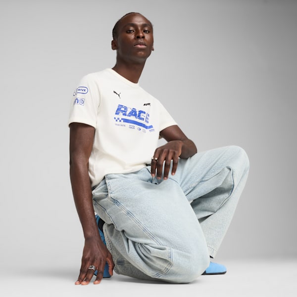 Formula 1® Men's Graphic Ringer Tee, PUMA White, extralarge