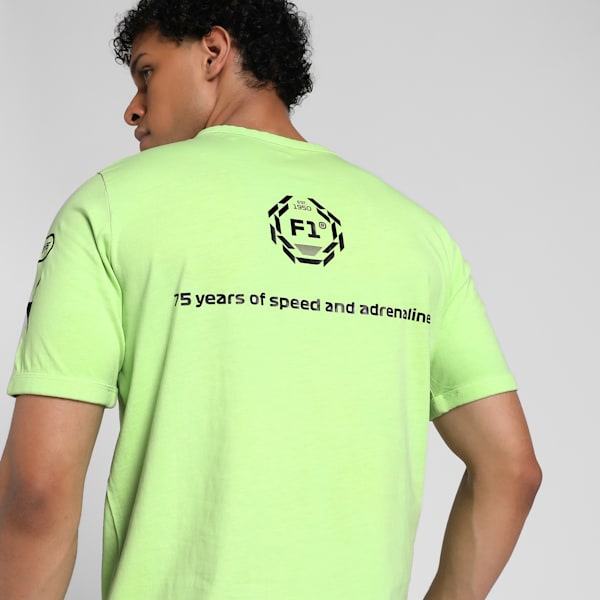 F1® Graphic Men's Motorsport Ringer Tee, Speed Green, extralarge-IND