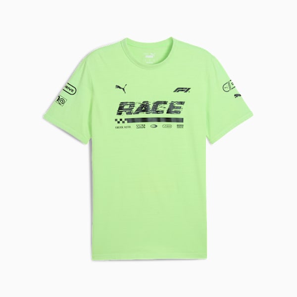 Formula 1® Men's Graphic Ringer Tee, Speed Green, extralarge