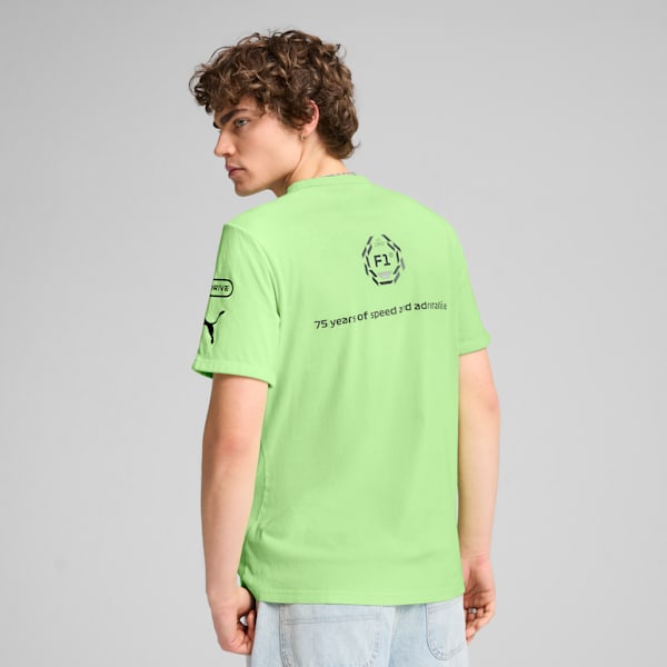 F1 Graphic Ringer Tee Men, Speed Green, extralarge