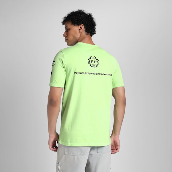 F1® Graphic Men's Motorsport Ringer Tee, Speed Green, extralarge-IND