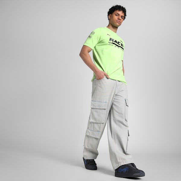 F1® Graphic Men's Motorsport Ringer Tee, Speed Green, extralarge-IND