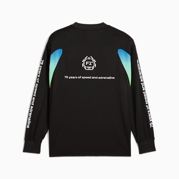 F1® Long Sleeve Motorsport Men's Relaxed Fit Tee, PUMA Black, extralarge-IND