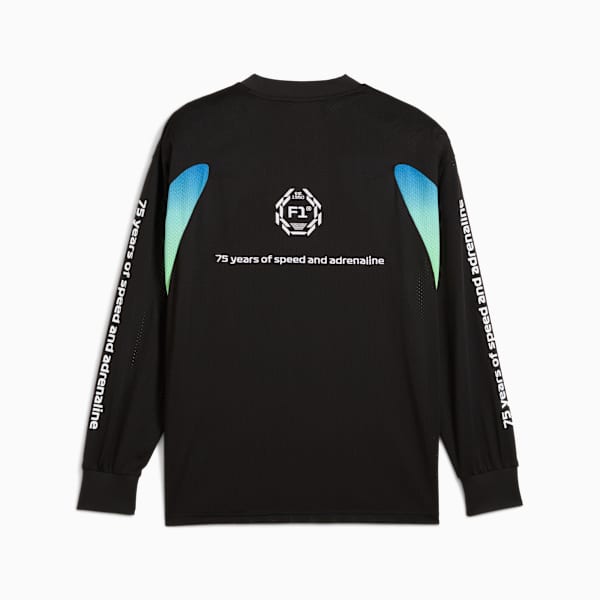 Formula 1® Men's Oversized Long Sleeve Tee, PUMA Black, extralarge