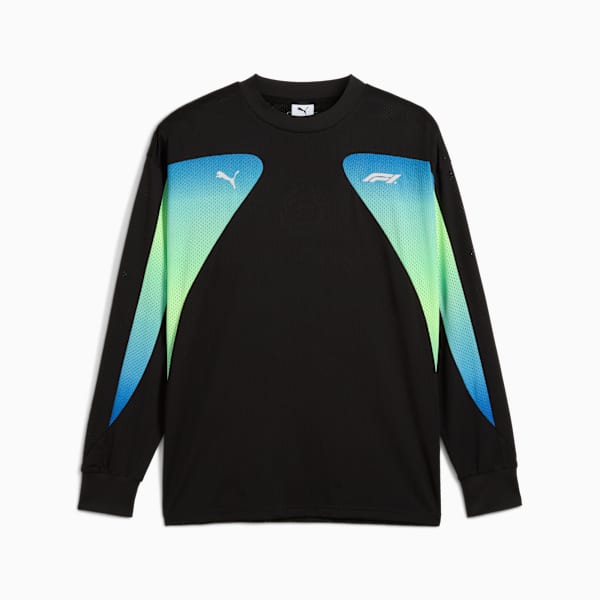 Formula 1® Men's Oversized Long Sleeve Tee, PUMA Black, extralarge
