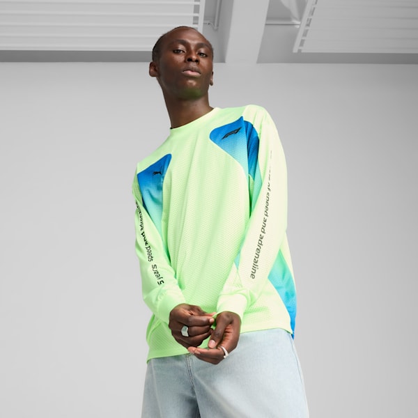 F1® Men's Oversized Long Sleeve Tee, Speed Green, extralarge