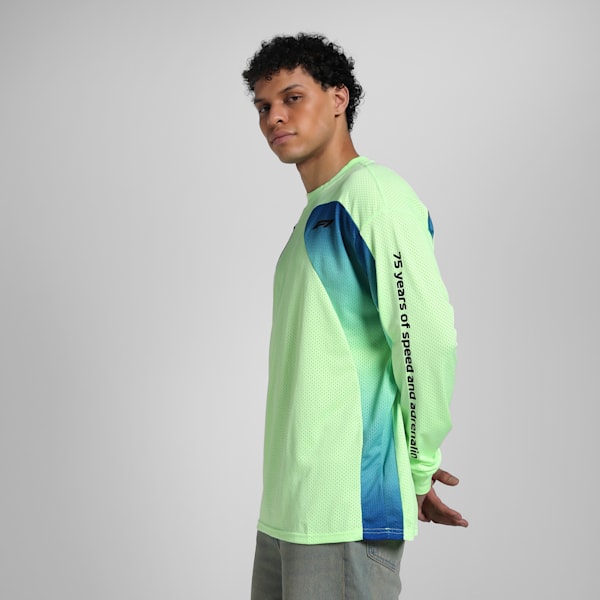 F1® Long Sleeve Motorsport Men's Relaxed Fit Tee, Speed Green, extralarge-IND