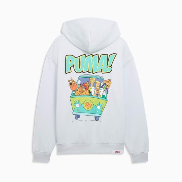 Sudadera con capucha PUMA x SCOOBY DOO para hombre, Silver Mist, extralarge