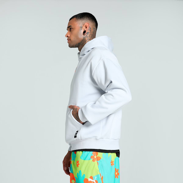 Sudadera con capucha PUMA x SCOOBY DOO para hombre, Silver Mist, extralarge