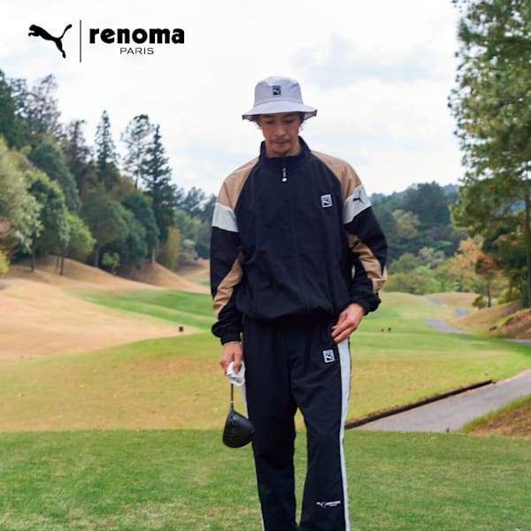 PUMA公式】メンズ ゴルフ PUMA x renoma golf サイドライン スウェットパンツ