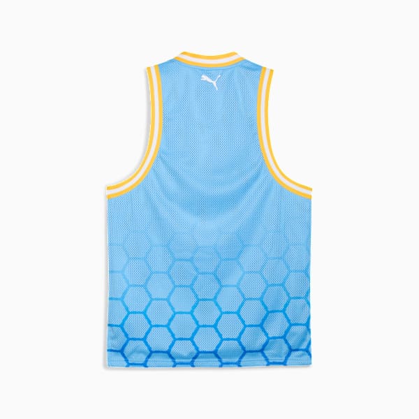 Camiseta de básquetbol PUMA HOOPS x MANCHESTER CITY para hombre, Team Light Blue, extralarge