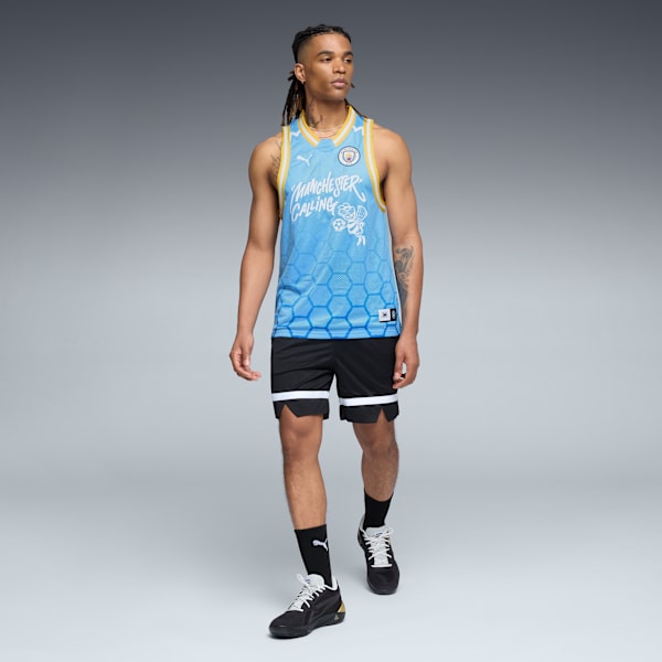 Camiseta de básquetbol PUMA HOOPS x MANCHESTER CITY para hombre, Team Light Blue, extralarge