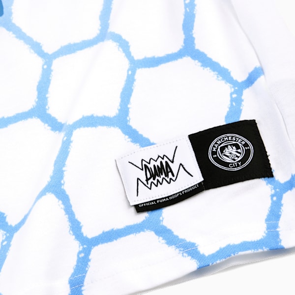 PUMA HOOPS x MANCHESTER CITY Basketball Tee Men, PUMA White, extralarge