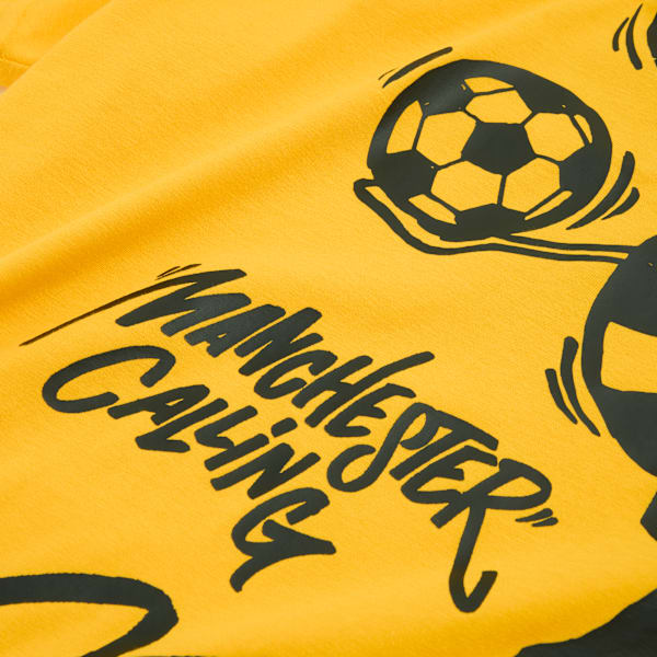 PUMA HOOPS x MANCHESTER CITY Basketball Tee Men, Yellow Sizzle, extralarge